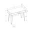 Bureau d'ordinateur, bureau personnel, ordinateur portable, installation à gauche, à droite, tiroirs de rangement, L 40 po, travail, stratifié blanc, métal blanc, contemporain, moderne-1444232244