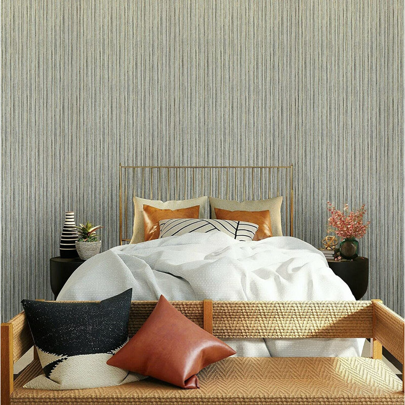 Papier peint imitation tissu 3D, Beige