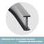 Rail de rideau flexible noir (20 pi), système de rail de rideau d'hôpital, rail de plafond pour rideaux, système de rail de séparation de pièce, blanc