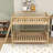 Twin Over Twin Wood Bunk Bed With Storage Shelves And Ladder-587765312