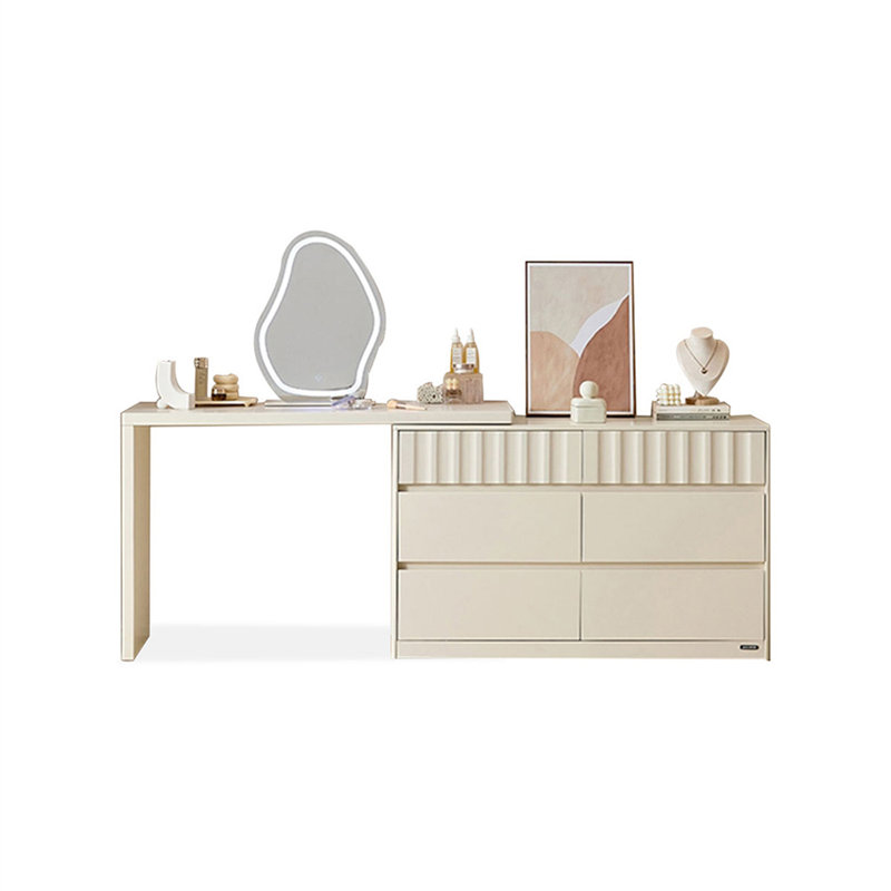 Makeup Vanity with Light mirror,6 drawers