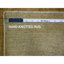 Tapis oriental 8 pi x 9 pi 9 po brun uni, motif uni uni, en laine Ghazni filée à la main, luxuriante et moelleuse
