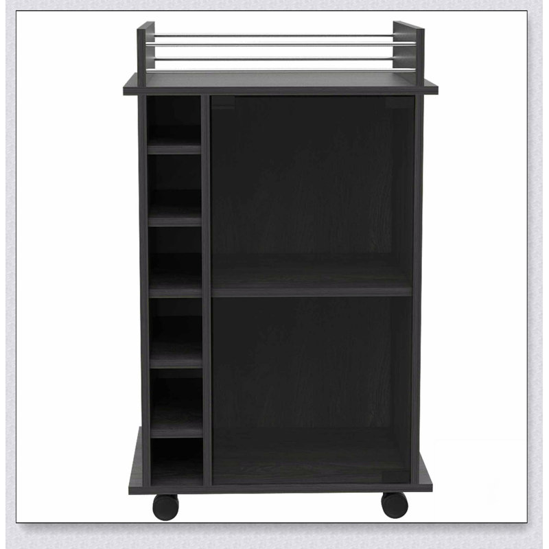 Stylish Dark Oak 2-Drawer Nightstand with Modern Design and Ample Storage for Bedrooms and Living Rooms, Dark Oak