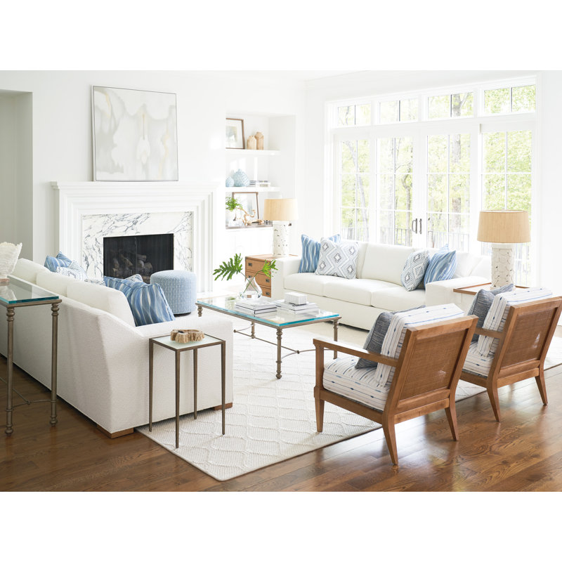 Laguna Glass Top End Table