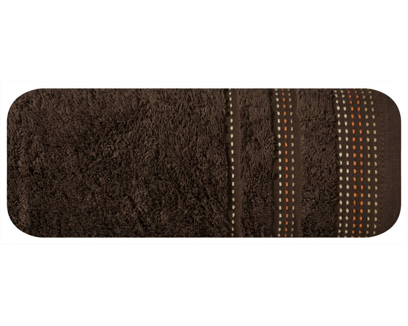Itzael Jacquard Hand Towel, Brown