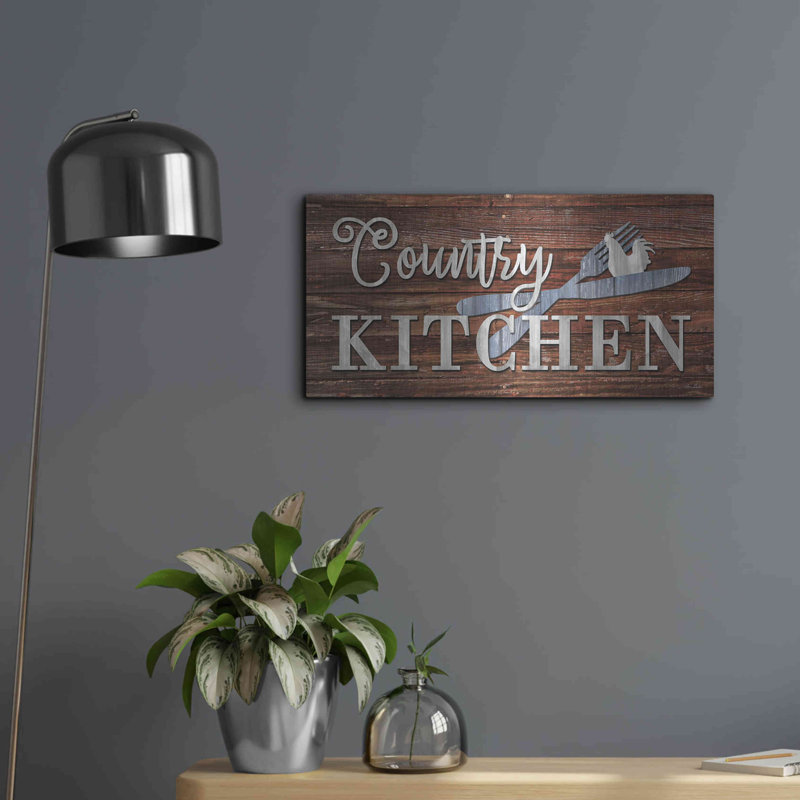 «Country Kitchen» par Lori Deiter, H 12 po x l 24 po