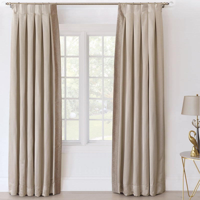 Arwen Room Darkening Curtain Single Panel, Left, 20" W x 84" L