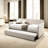 Upholstered Twin Daybed With Versatile Trundle - Fabric Covering, 35" Armrest Height, 330 Lbs Weight Capacity Covered, 8-inch Mattress Preferred