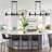 8 - Light Dimmable Retro Candle Kitchen Island Chandelier-1570064336