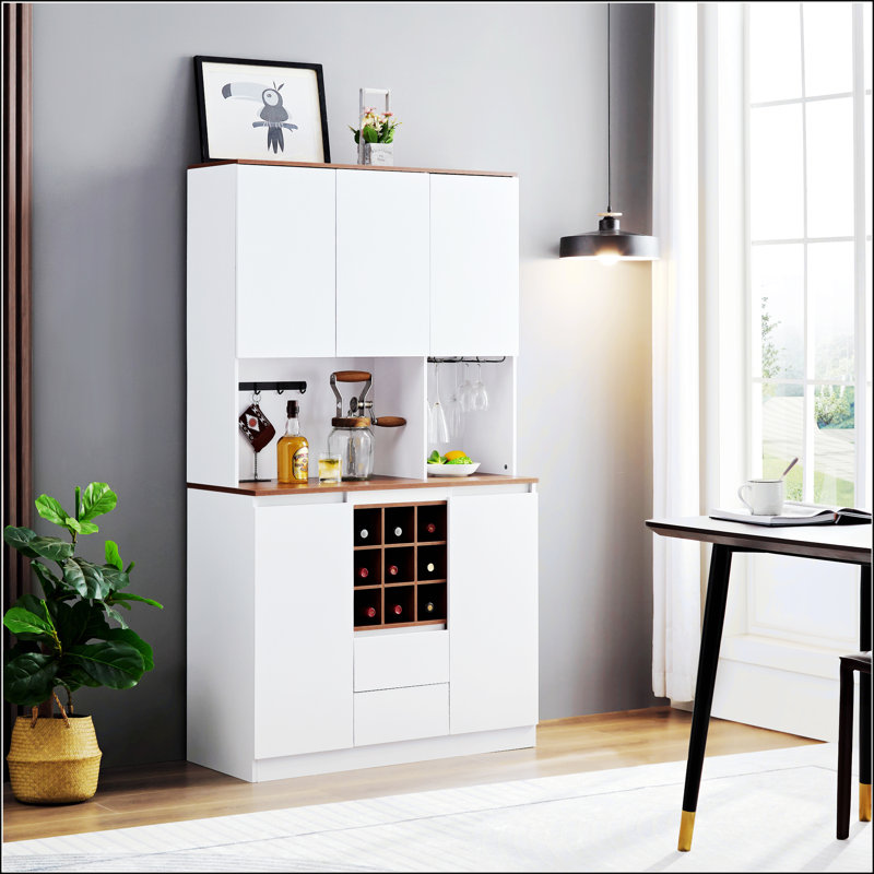 Armoire à vin Farmhouse Coffee Bar