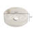Transparent Round Crystal Glass 14 - Inch Bathroom Sink Without Faucet, Artistic Style, Fits Various Countertop Patterns, And Low Maintenance, 4.63 Depth, Faucet Spout ≥9' Sink, Striped Design,