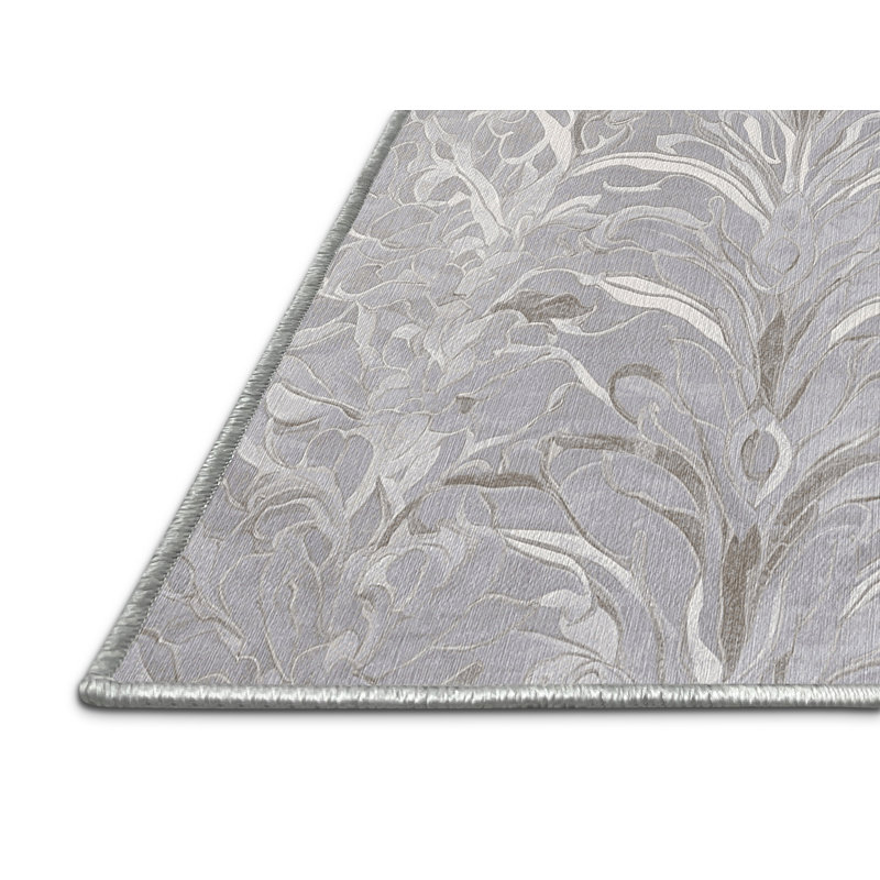 Machine Washable White Area Rug