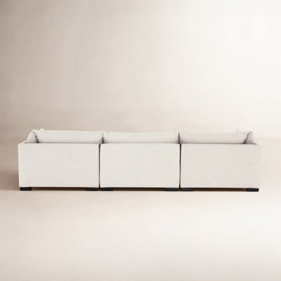 Zuri 117" 3 - Piece Modular Sofa