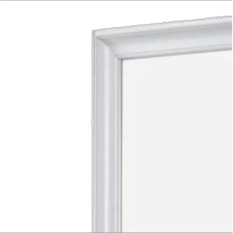 Square Mirror, White