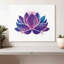 Silhouette de lotus mauve-1934696692