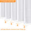 Rideau de douche blanc Rideau de douche Boho Farmhouse-133387949