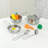 Deluxe Cookware Metal Play Set with 11 Pieces of Play Food