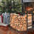 Armetrice 33.07'' W Metal Log Rack