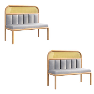Banc de restaurant léger et luxueux