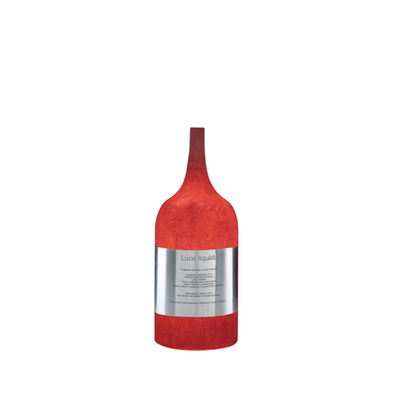 Luna Resin Novelty Lamp, Red