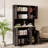 71" Kitchen Pantry Storage Cabinet With Microwave Oven Countertop-1583980606
