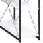 Bureau d'écriture moderne blanc et noir avec configuration de tablette pratique et pratique