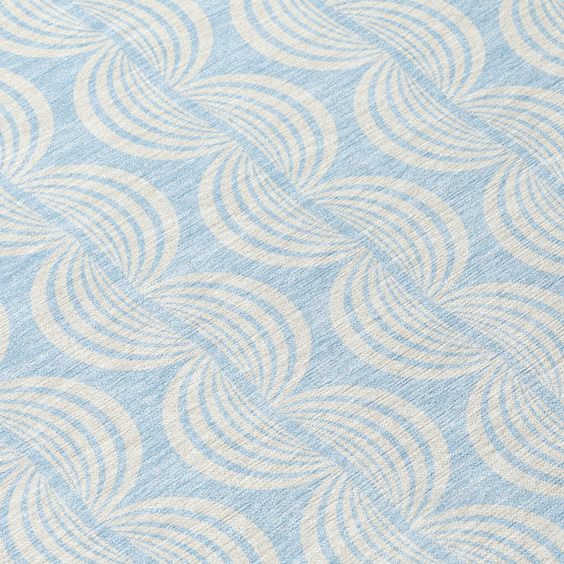 Darya Sky Washable Indoor-Outdoor Rug - , 10' x 14'