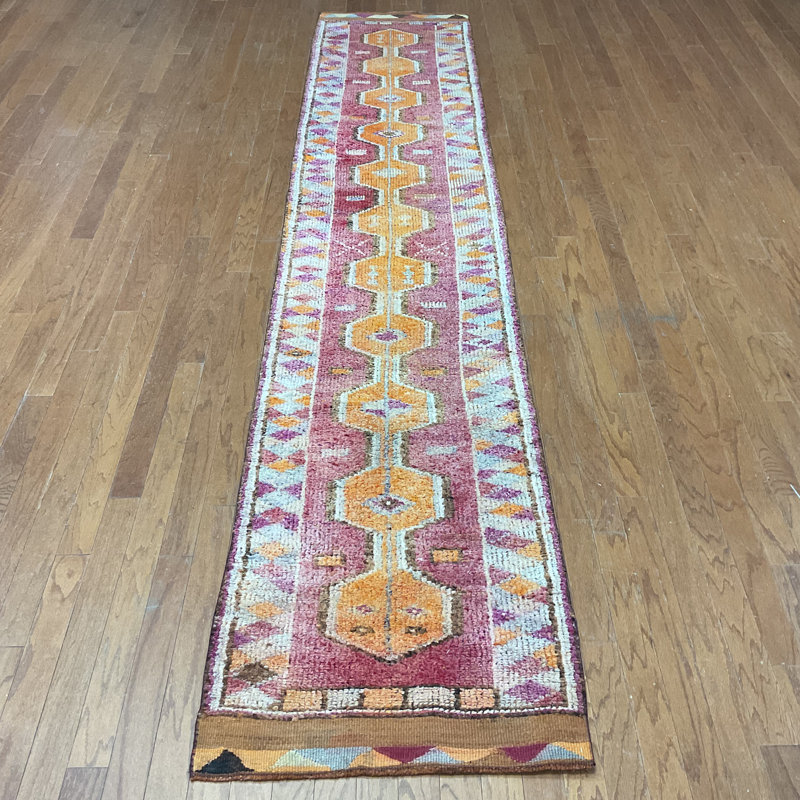 Bungalow Rose Handmade Turkish Oushak Wool Runner