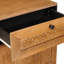 50cm W Solid Wood Bedside Table-771095315