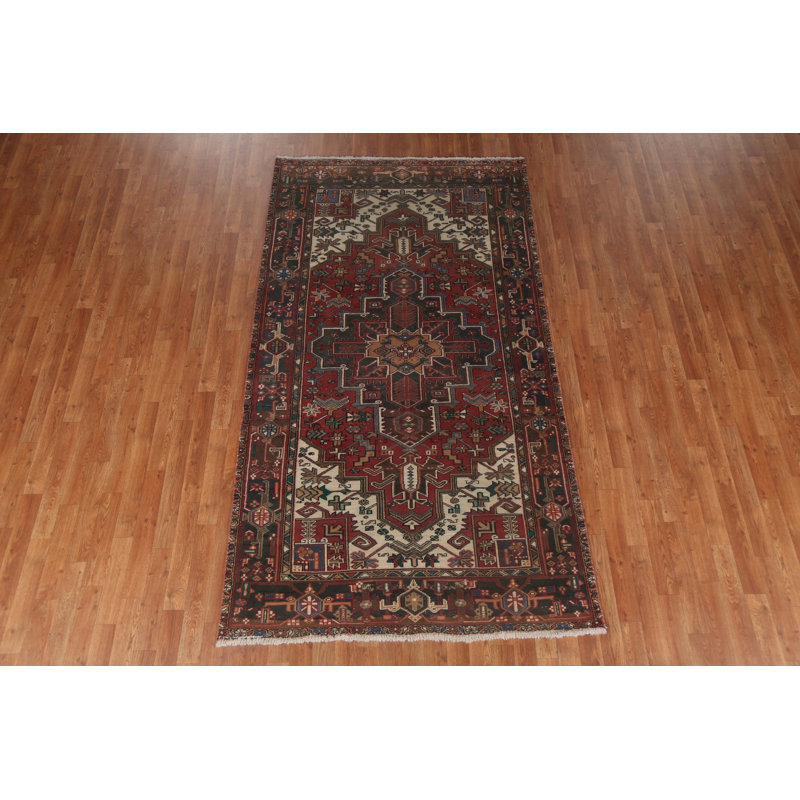 Vegetable Dye Geometric   Area Rug 5x9