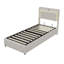 Upholstered Velvet Lift Up Storage Bed-1645596593