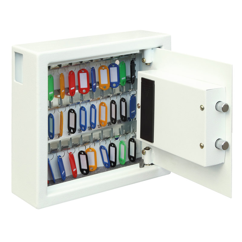 Wall Safe Lock, 28 cm H x 30 cm W x 10 cm D