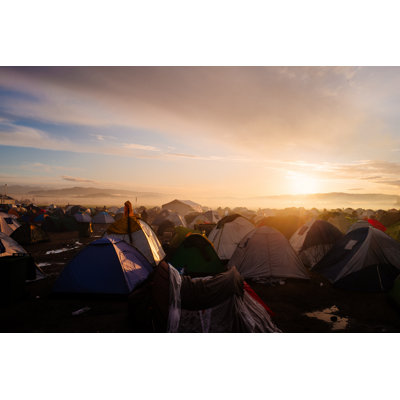 Refugee Camp by Tatakis - Wrapped Canvas Print