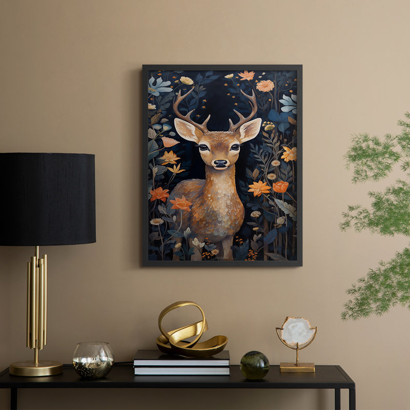 ANIMALS Series CDLxxi - reproduction encadrée de qualité supérieure - prête à être accrochée - aucun clou requis