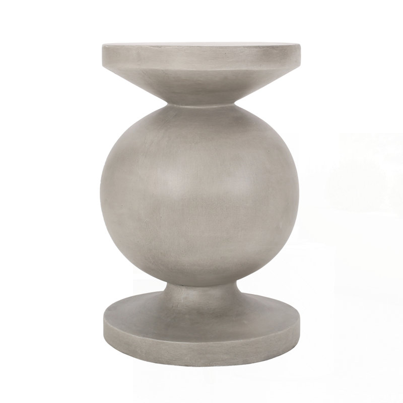 Outdoor Lightweight Concrete Side Table