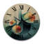 Horloge murale géométrique géométrique en bois-1064822971