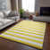 Premium Machine Washable Cerrito AMF528 Yellow Rug