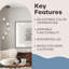 Luminaire suspendu 5 lumières Darlington