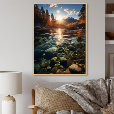 Majestic Riverbanks II, reproduction d'art sur toile