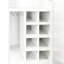 Multifonctionnel, extensible, armoire de rangement pour garde-manger, organisateur de cuisine, portes en verre, panneau de particules + but, rangement pour garde-manger,