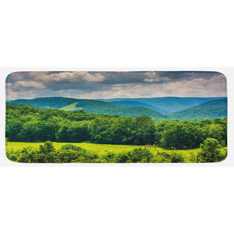 Tapis de cuisine paysage
