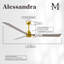Ventilateur de plafond Alessandra 72-9636484-63956772