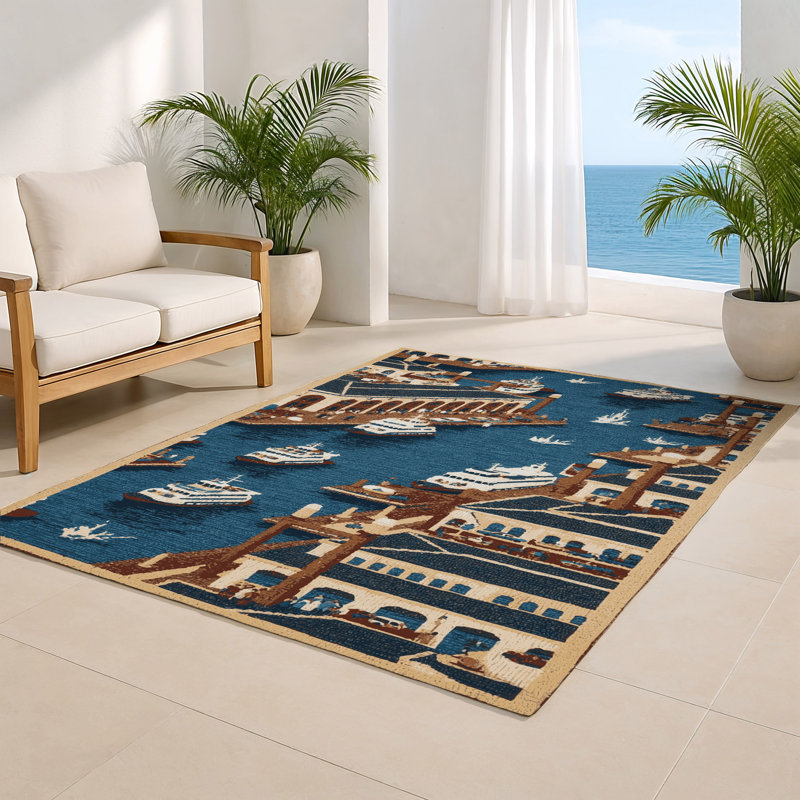 Tapis intérieur et extérieur gris Transport, Rectangulaire 2 pi x 3 pi