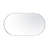 Capsule Wall Mirror - 22"W x 40"H Mirror - Chrome