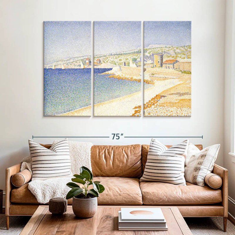 Gillard The Jetty At Cassis Opus 198, 42" H x 65" W
