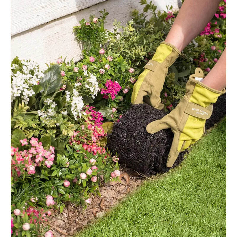 120" Black Recycled Rubber Garden Border Edging