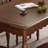 French Vintage Rectangular Dining Table Ash Solid Wood Dining Table