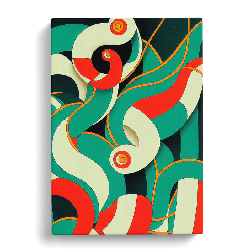 Snake No.3 - Wrapped Canvas, 76cm H x 50cm W x 3cm D