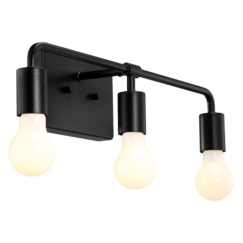 Luminaire pour meuble-lavabo Kreios VRG-3L, Noir
