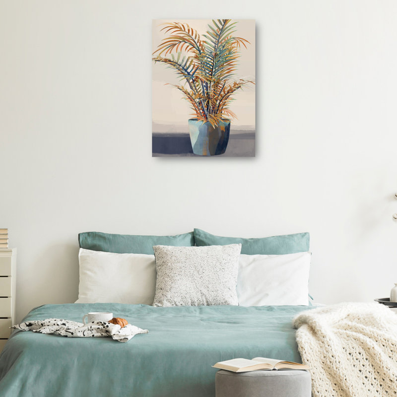Potted Greens II 14" x 11" Canvas Art Print
